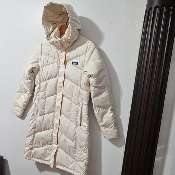 Patagonia Down With It Parka - Natural - Women's Size S - 28442 - Picture 3 of 9